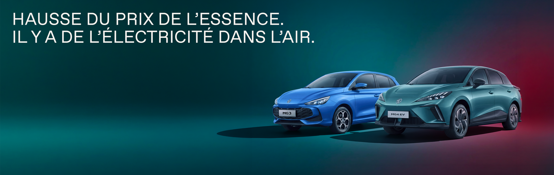 La gamme électrifiée MG :
<br>il est temps de changer