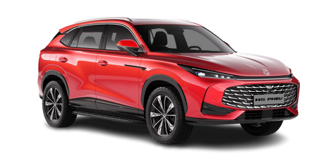 MG EHS PHEV Luxury Intérieur beige Diamond Red