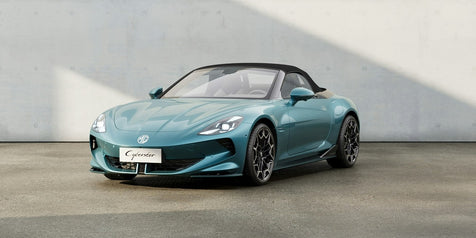 Cyberster 2WD Irises Cyan / Toit souple noir / Intérieur gris