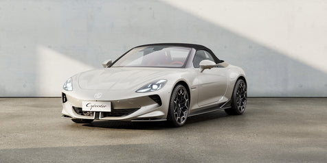 Cyberster 2WD Modern Beige / Toit souple noir / Intérieur rouge & noir